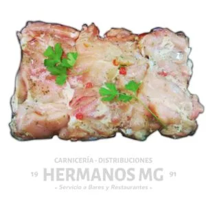 churrasco de pollo al ajillo